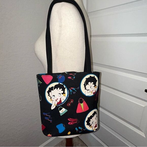 Vintage Betty Boop Print Shoulder Purse Bag - Picture 3 of 14
